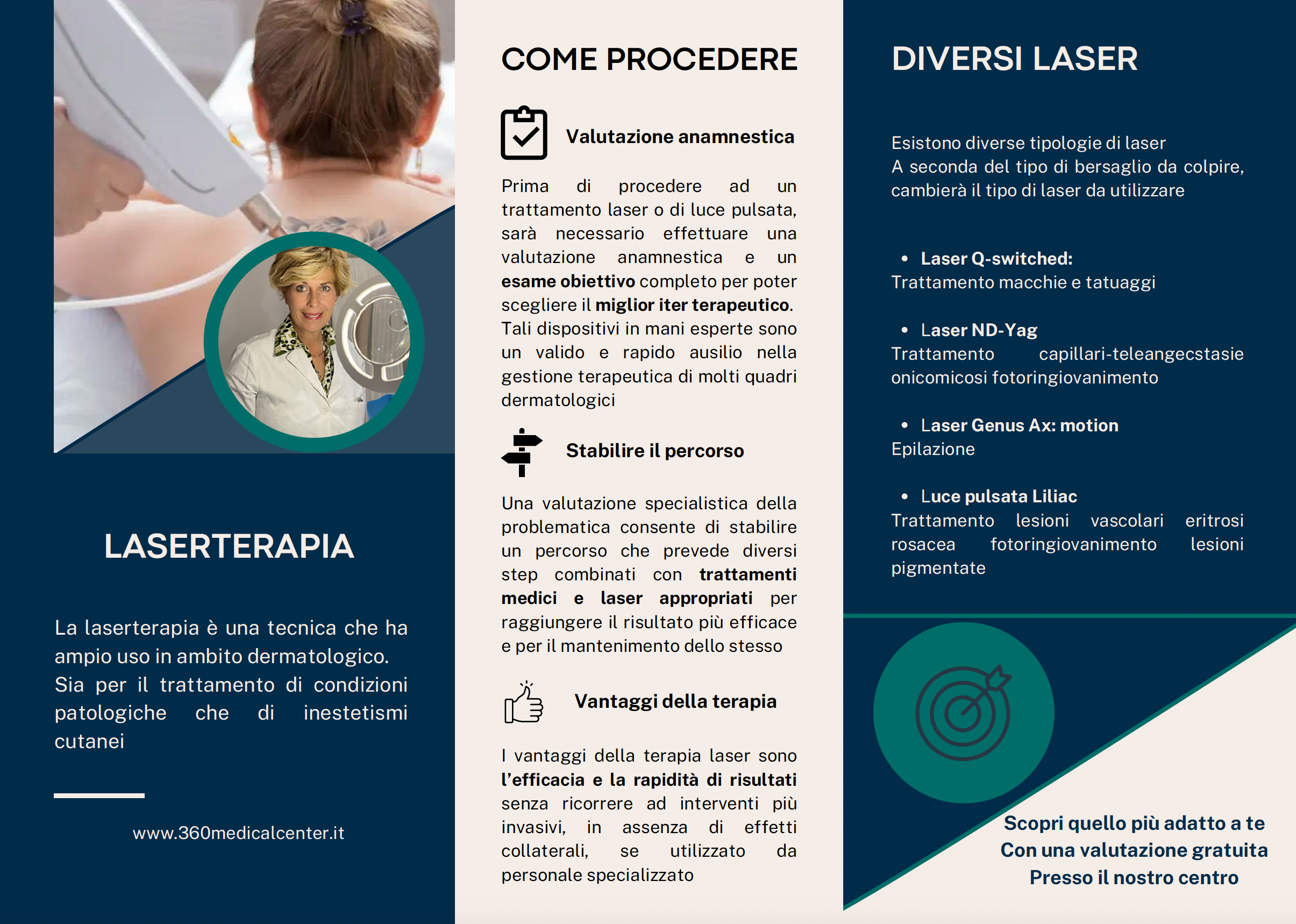 Brochure Laserterapia dietro